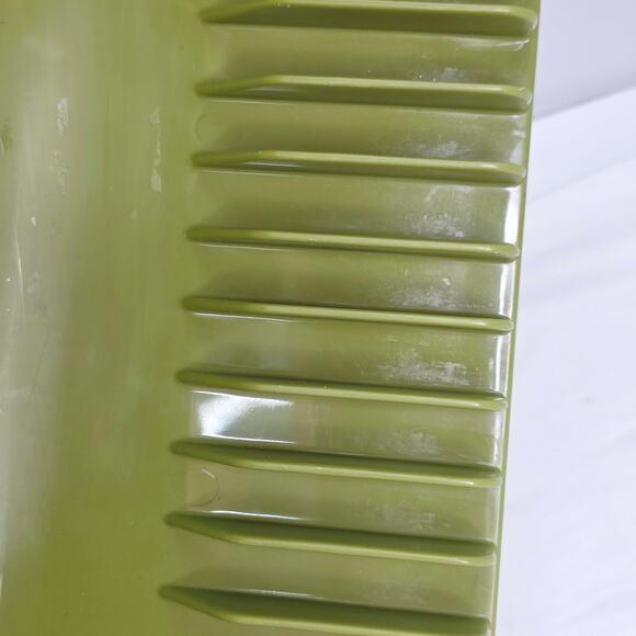 Vintage Rubbermaid Plastic Party Plan 0076 Avocado Green Plate /Dish Holder - Picture 10 of 10